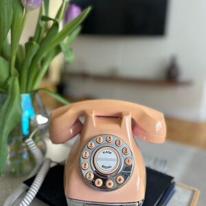 Vintage lovers? Unique Mary Kay Pink Push Button Phone with File Note Drawer